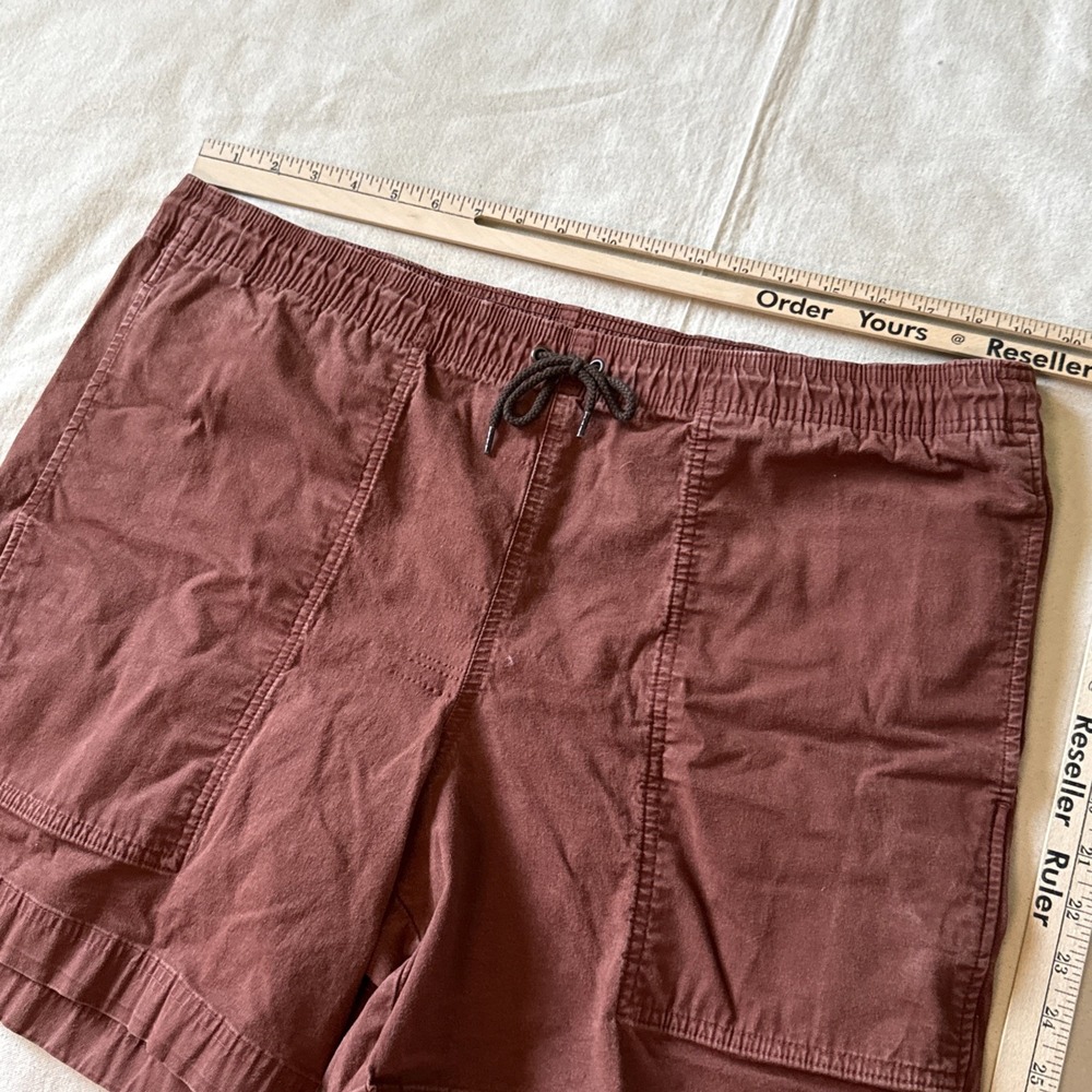 Filson Dry Falls Shorts Mens L Large Sequoia Rust Brown Pull On Drawstring - Picture 2 of 6